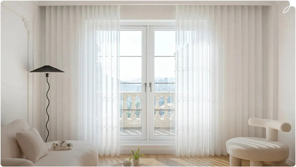 Curtains Hang Outside the Window Frame