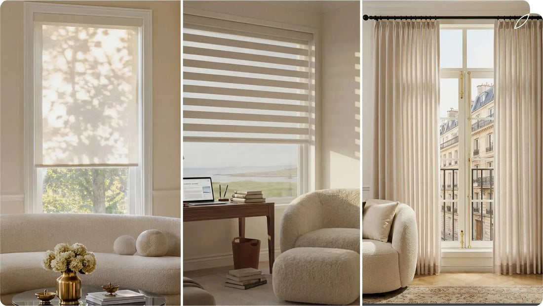 Comparison of Shades, Blinds and Curtains