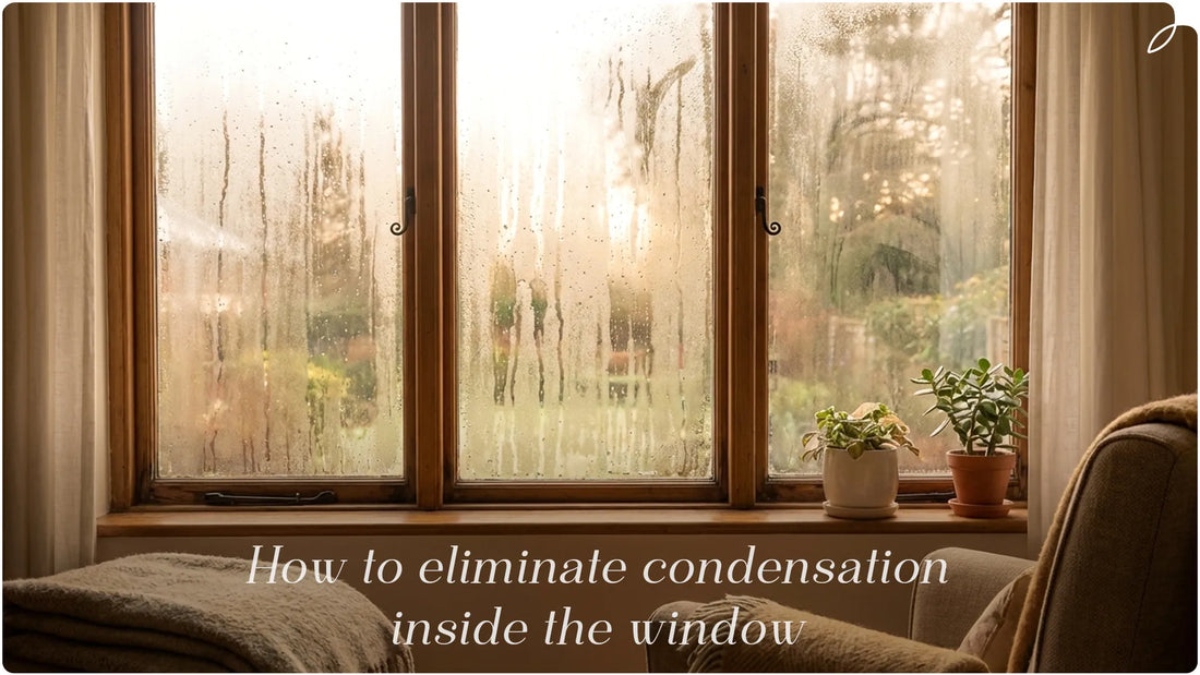 How to eliminate condensation inside windows