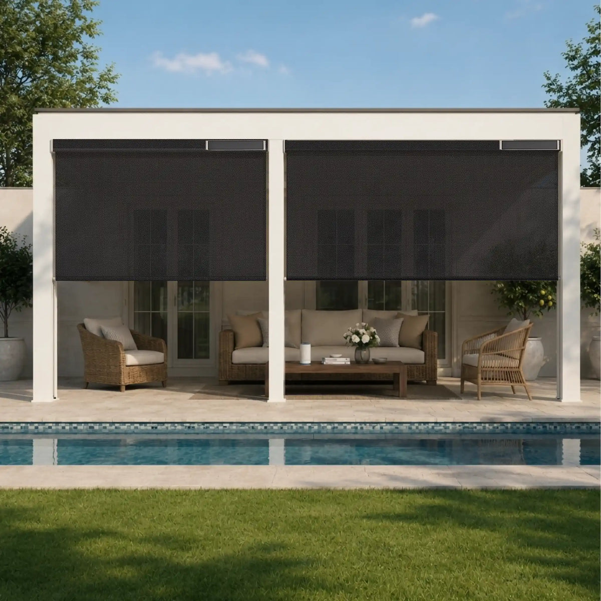 Graywind Motorized Outdoor Shades