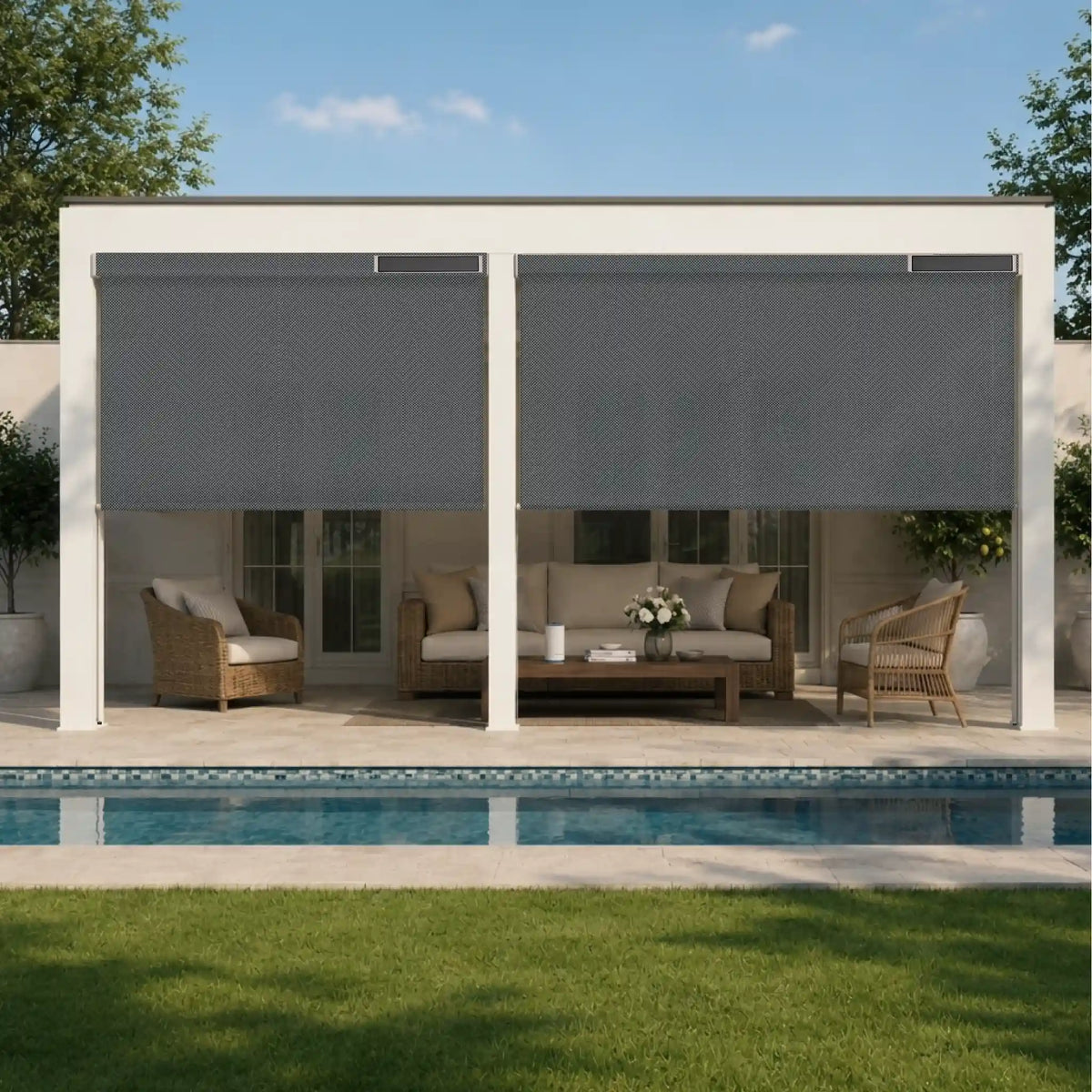 Graywind Motorized Outdoor Shades
