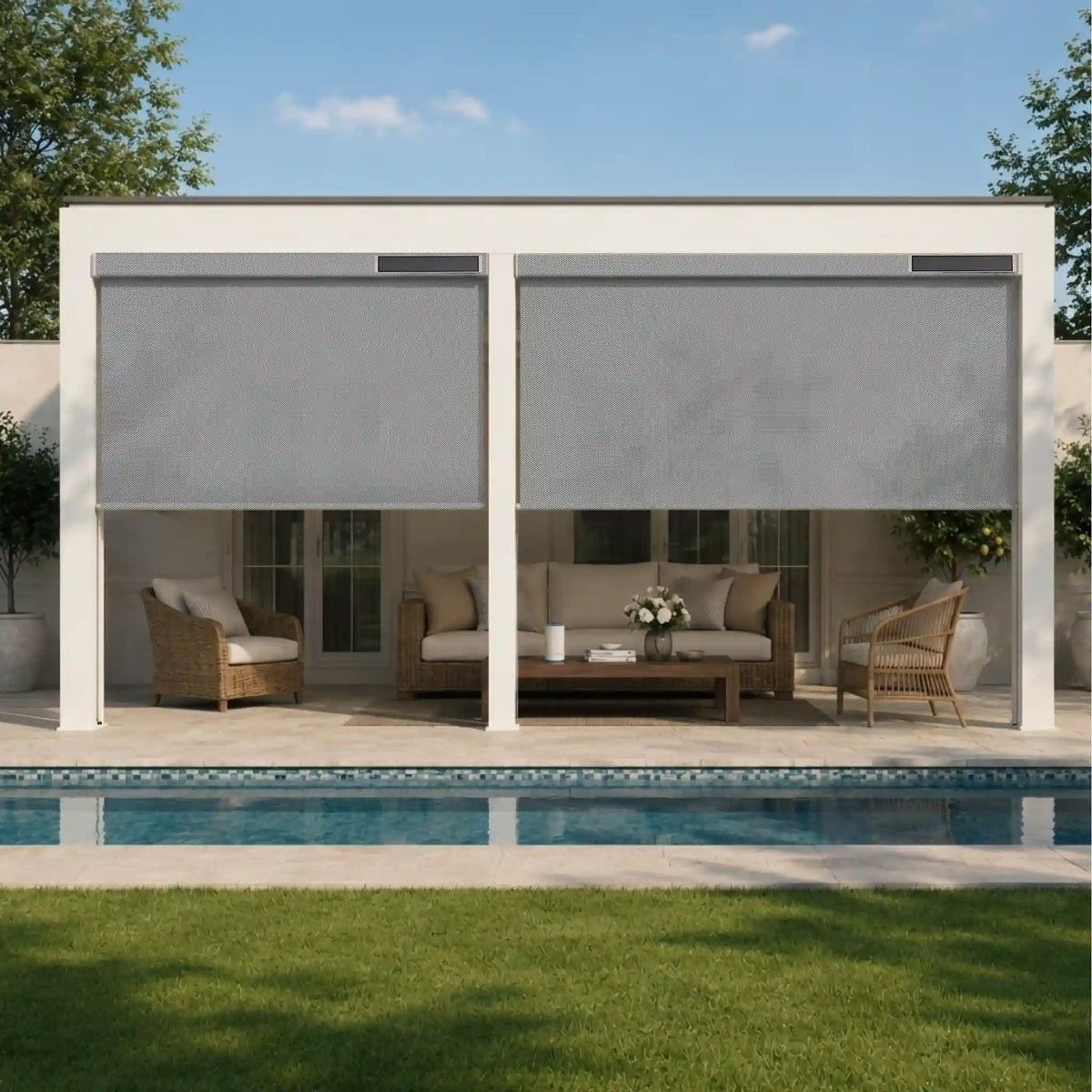 Graywind Motorized Outdoor Shades