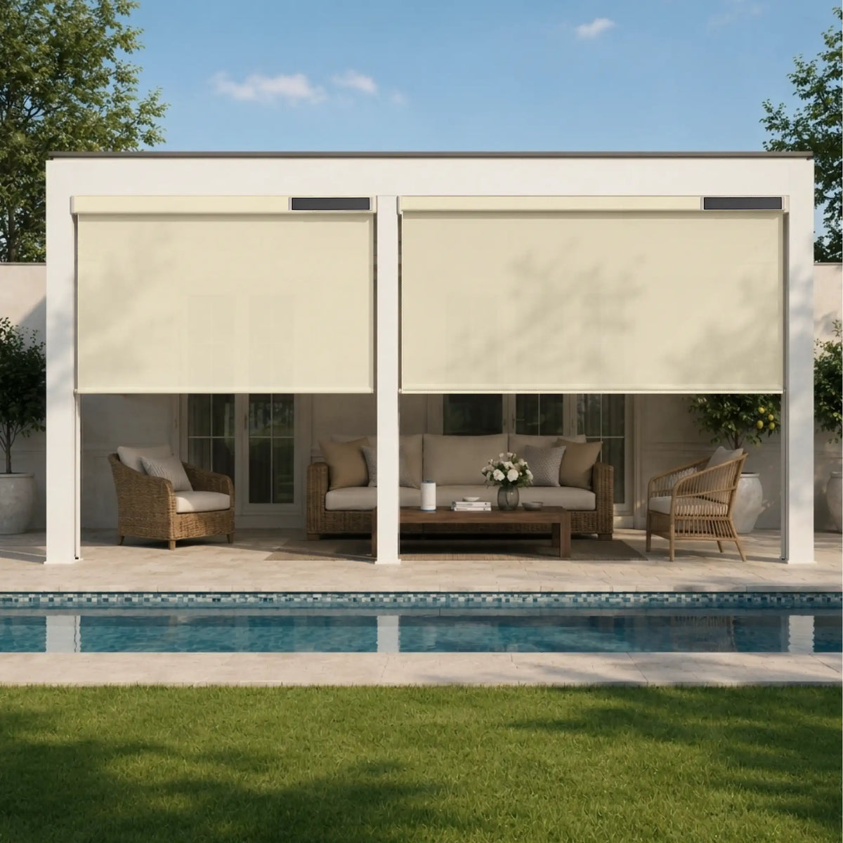 Graywind Motorized Outdoor Shades