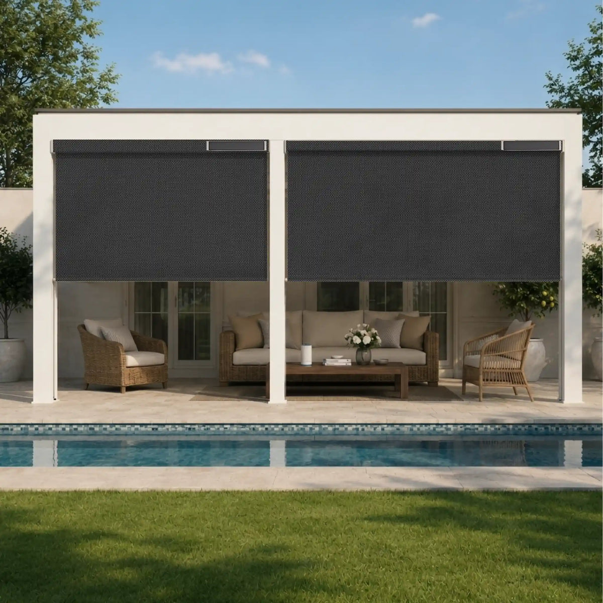 Graywind Motorized Outdoor Shades