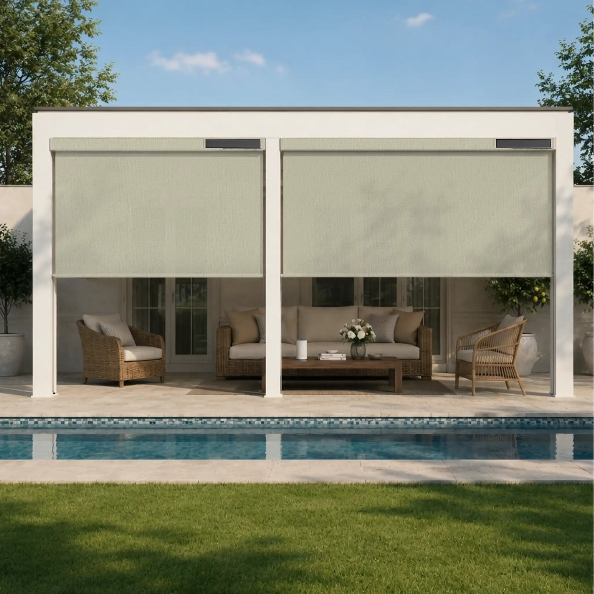 Graywind Motorized Outdoor Shades