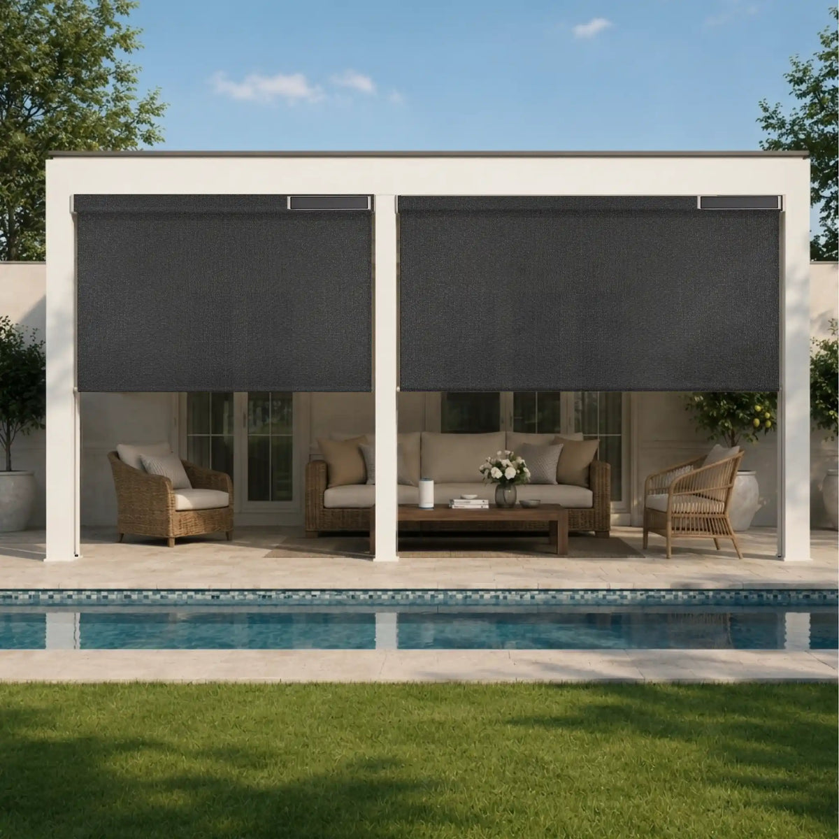 Graywind Motorized Outdoor Shades