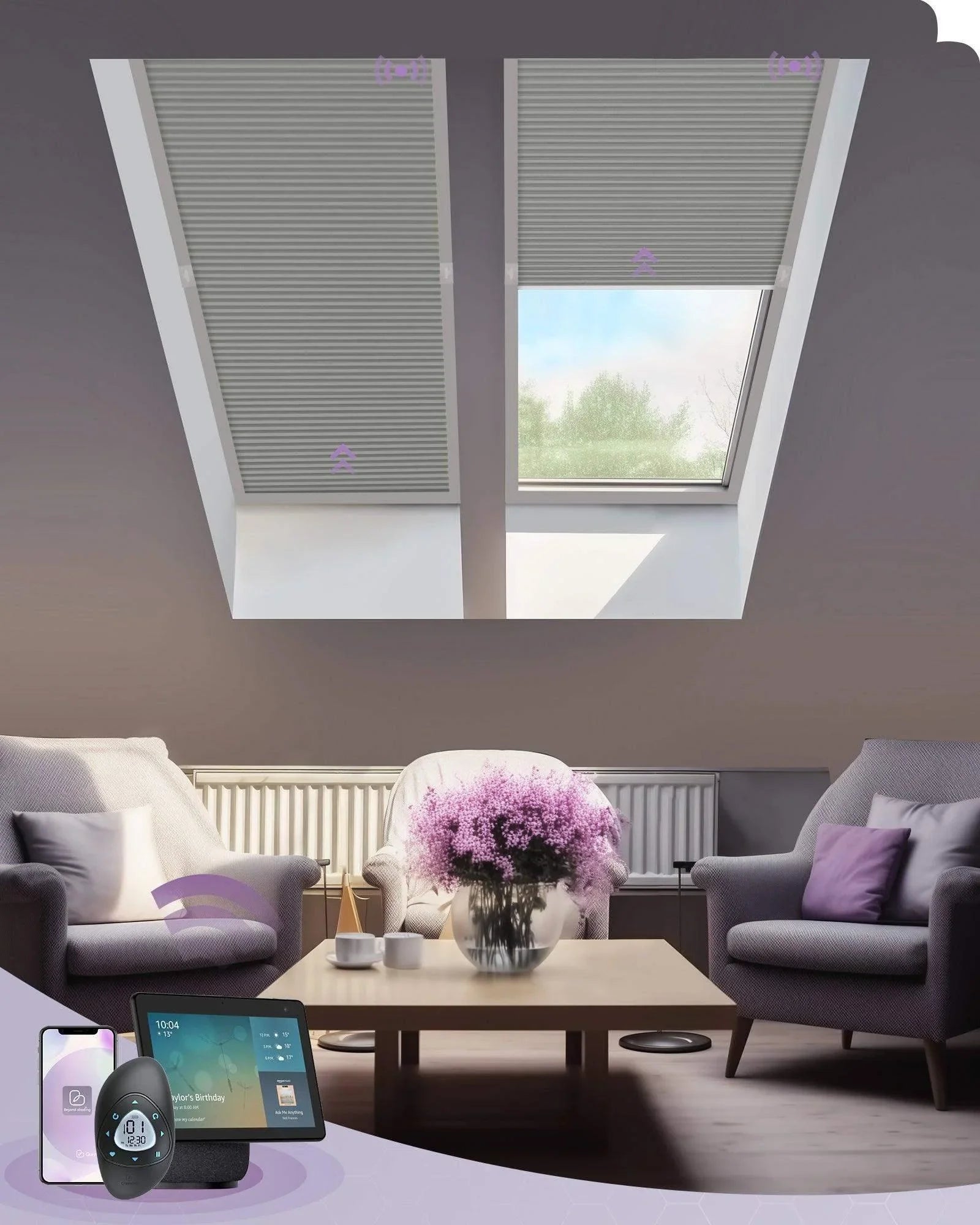 automatic skylight shades