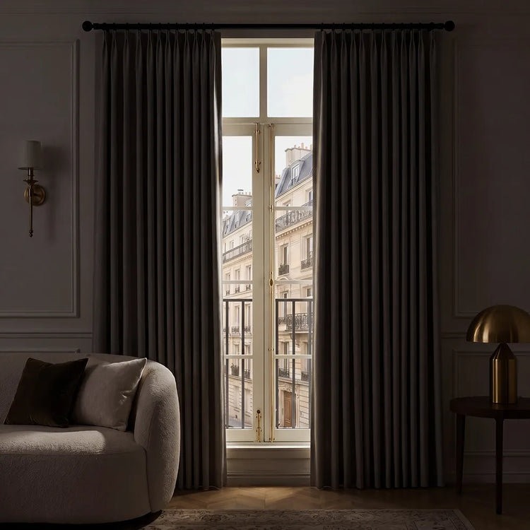 Blackout Curtain with Rod