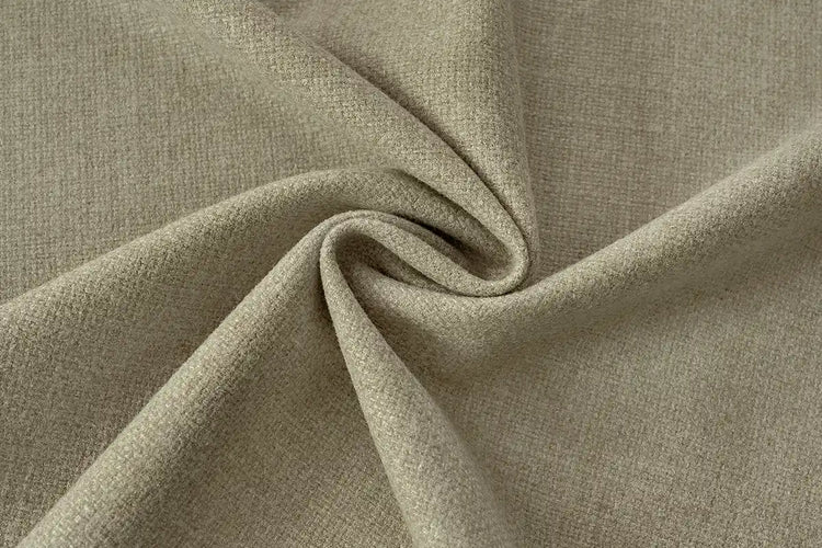 Brown room darkening curtain fabric with cozy texture for Graywind motorized curtains.
