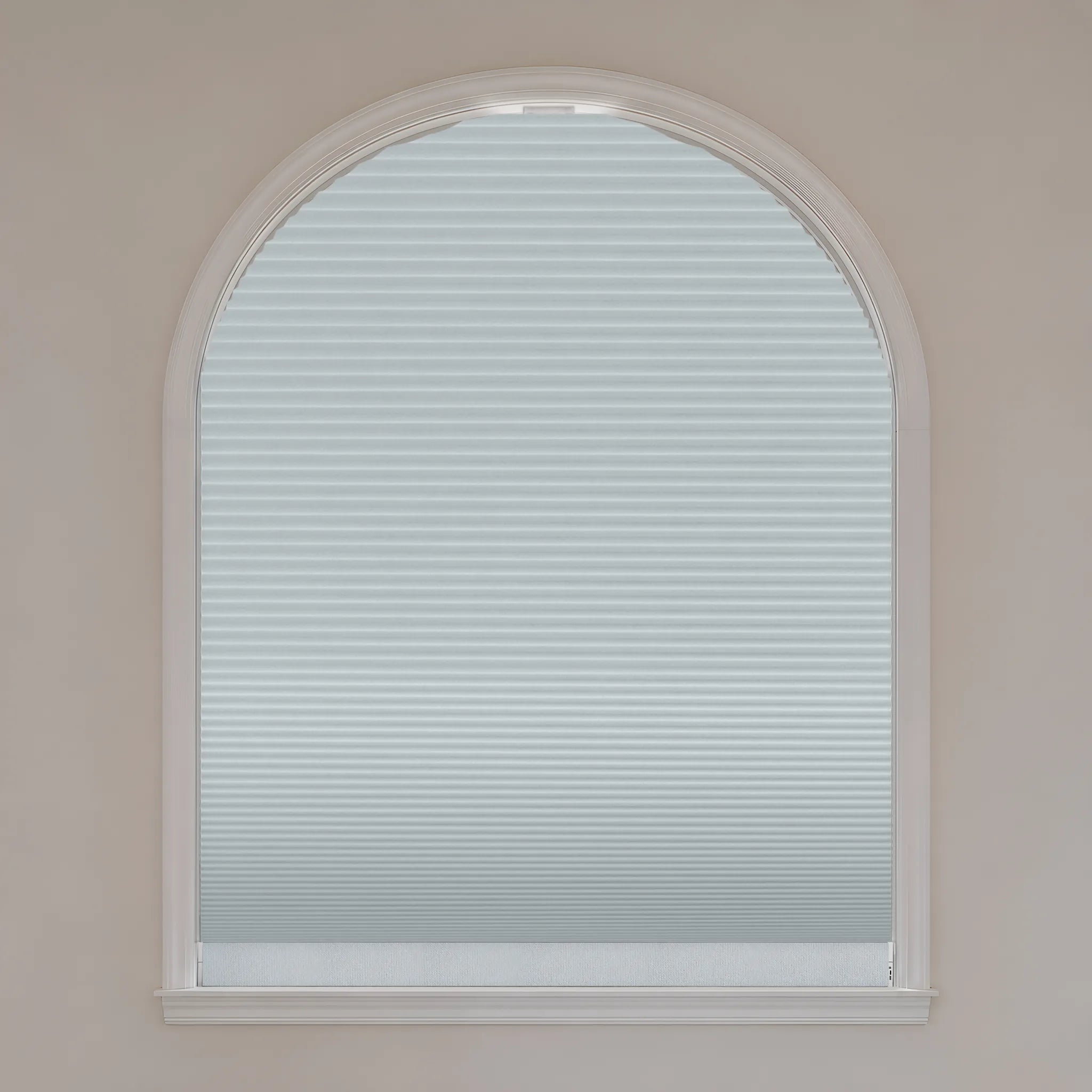 Elongated Arch Window Shades | Motorized Cellular | Graywind