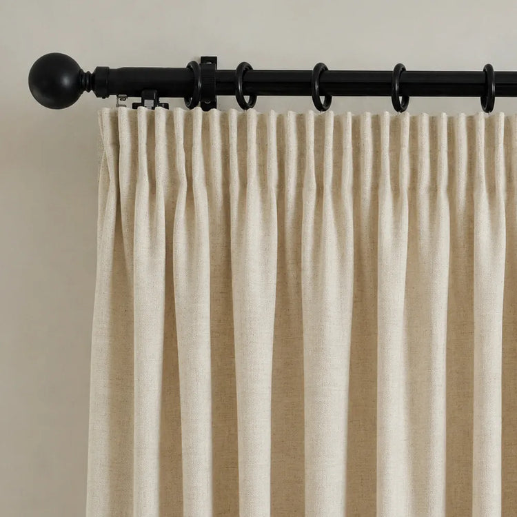 Features delicate, gathered folds that create a soft and inviting look. This style feels graceful and well suited to a wide range of interiors.