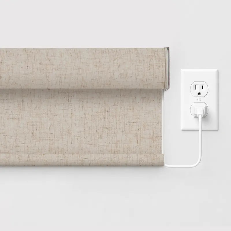 Continuous power for shades installed near accessible outlets.