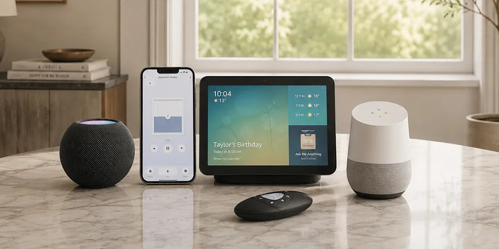 Understand motor options, smart home compatibility, and control systems
