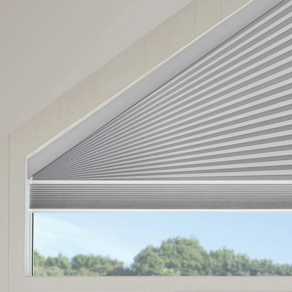 Smart arch shades has a finish look and Each shade is custom-built to match the exact dimensions and geometry of your window.