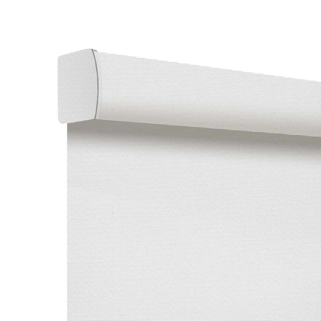 Solar roller shades with textured fabric and a clean valance detail
