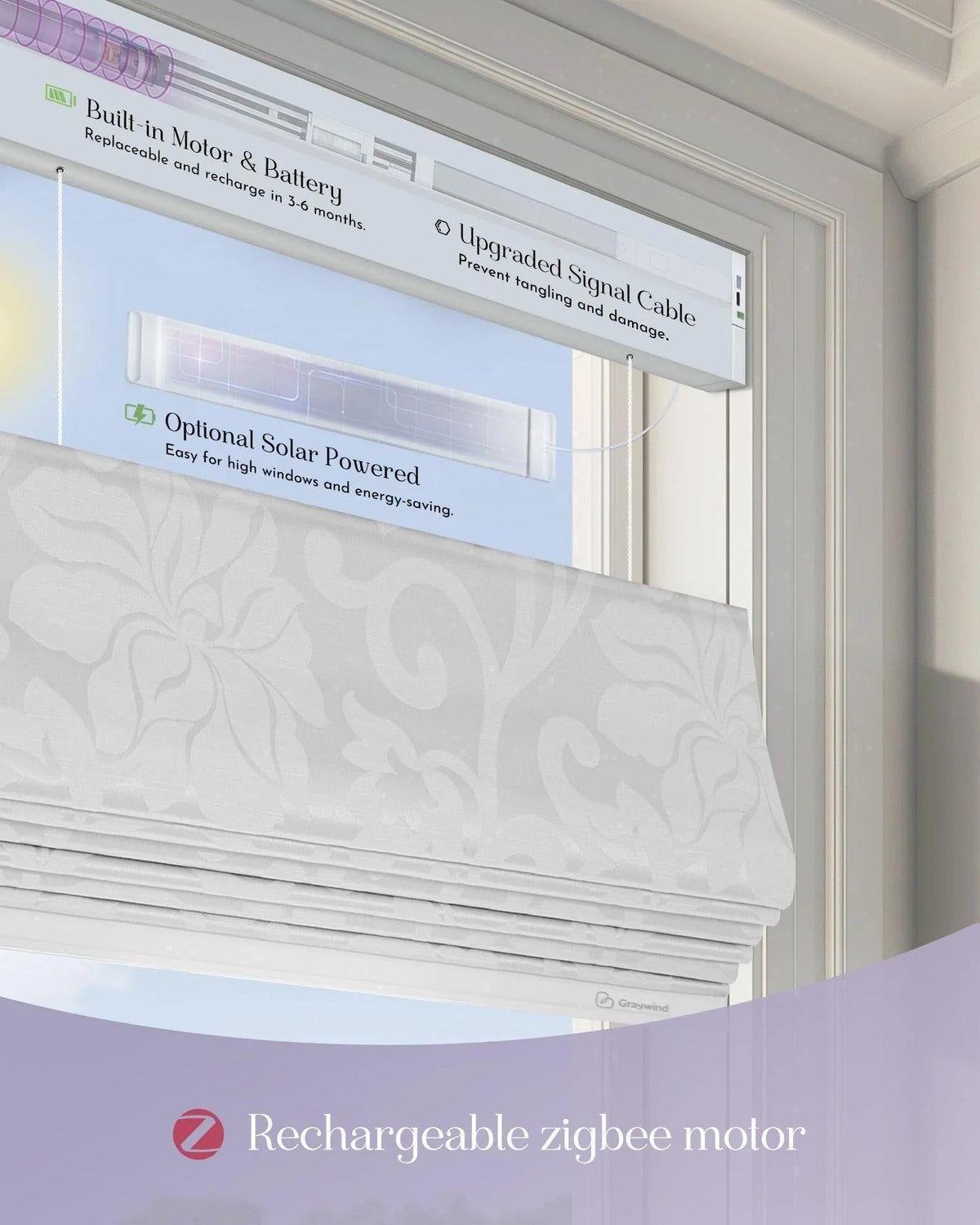 relaxed roman shades