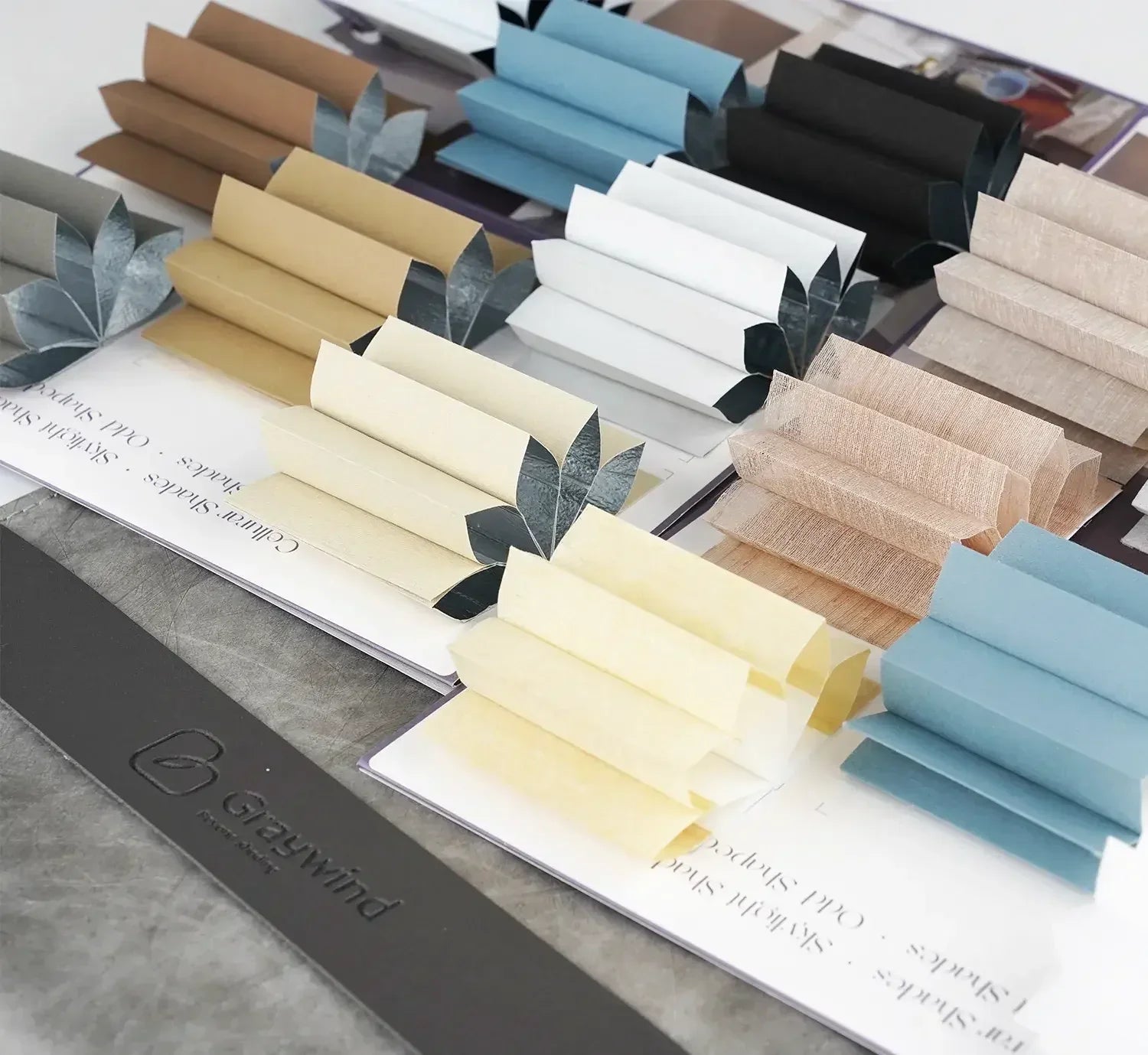Graywind Cellular Shades Fabric Samples