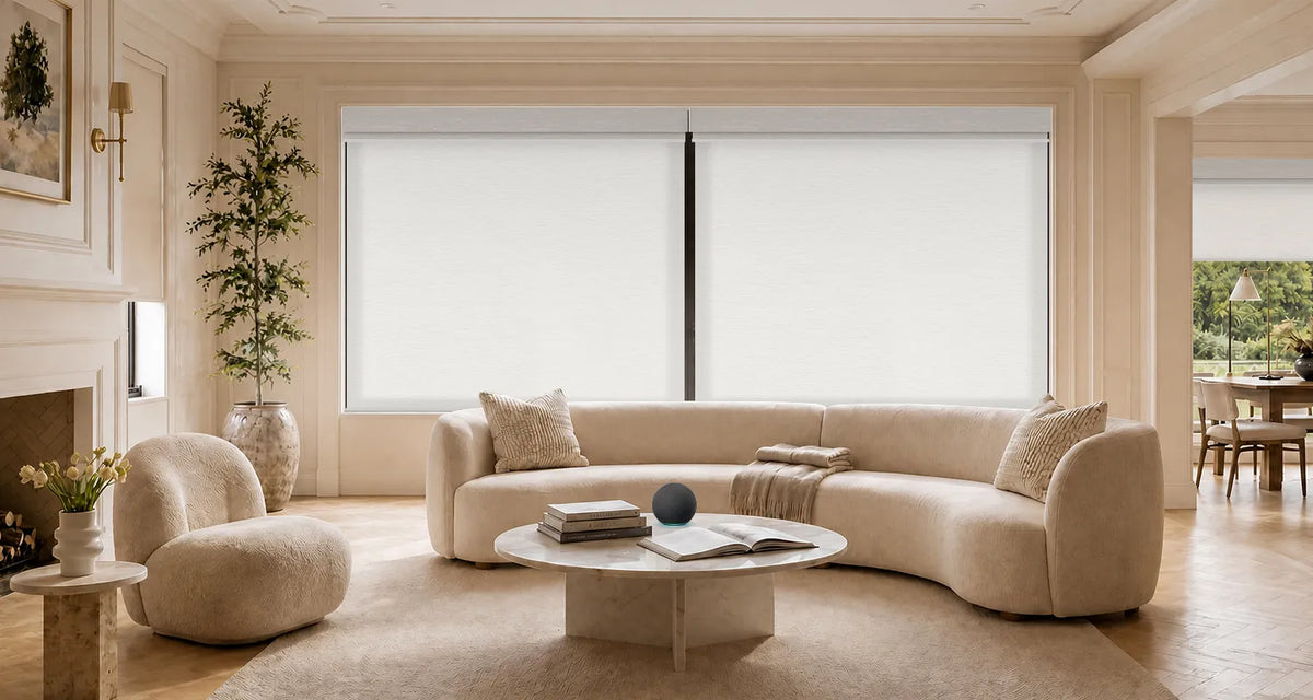 Smart Dual Shades for Flexible Light and Privacy Control