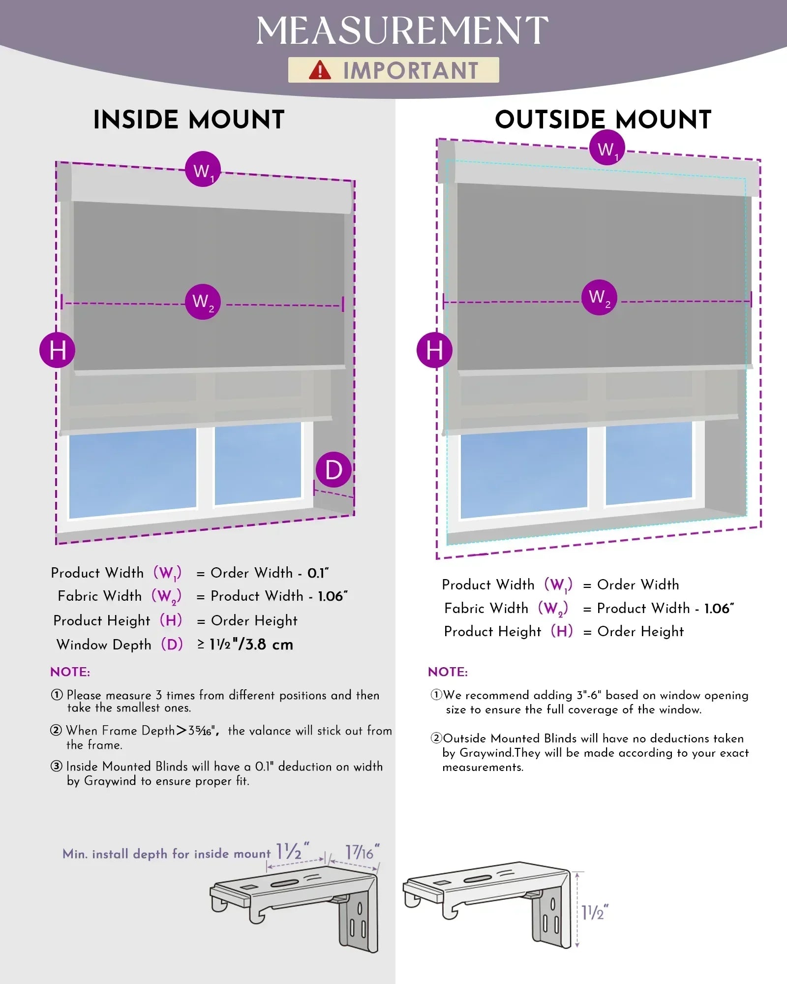 Graywind Motorized Dual Shades | Double Roller Shades | Customizable
