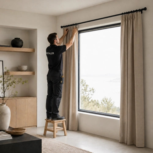 Step-by-step instructions to help you install your window treatments