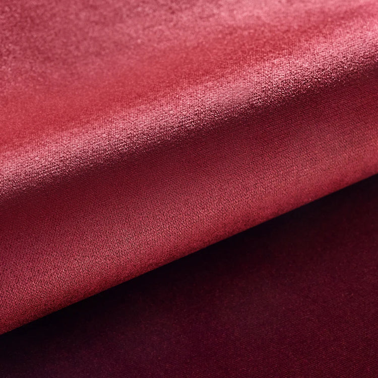 Close-up of red fabric with a smooth texture