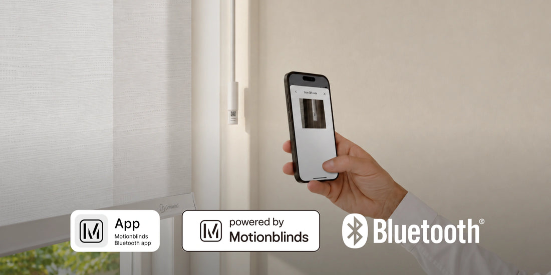 motionblinds Motorized Roller Shades  can be control by motionblinds app