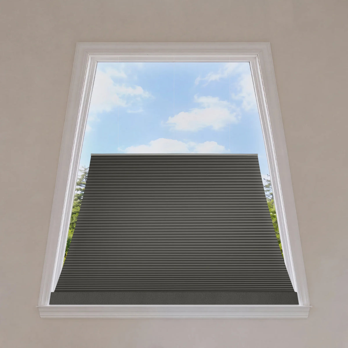 smart odd shades trapezoid cellular shades
