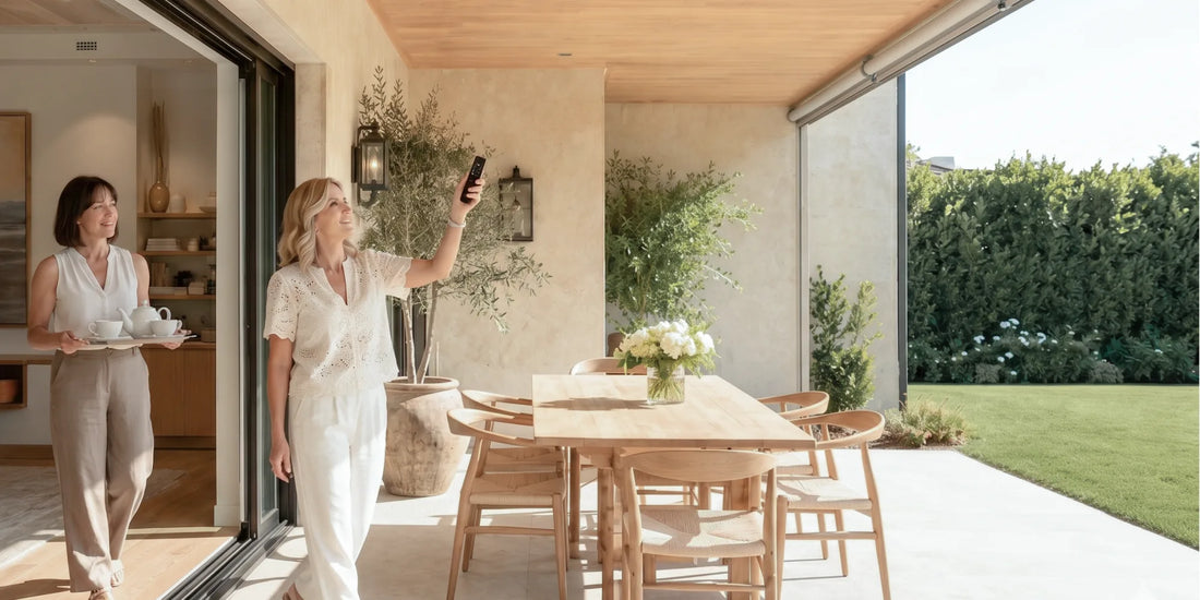 Smart Shade Control for Outdoor Spaces
