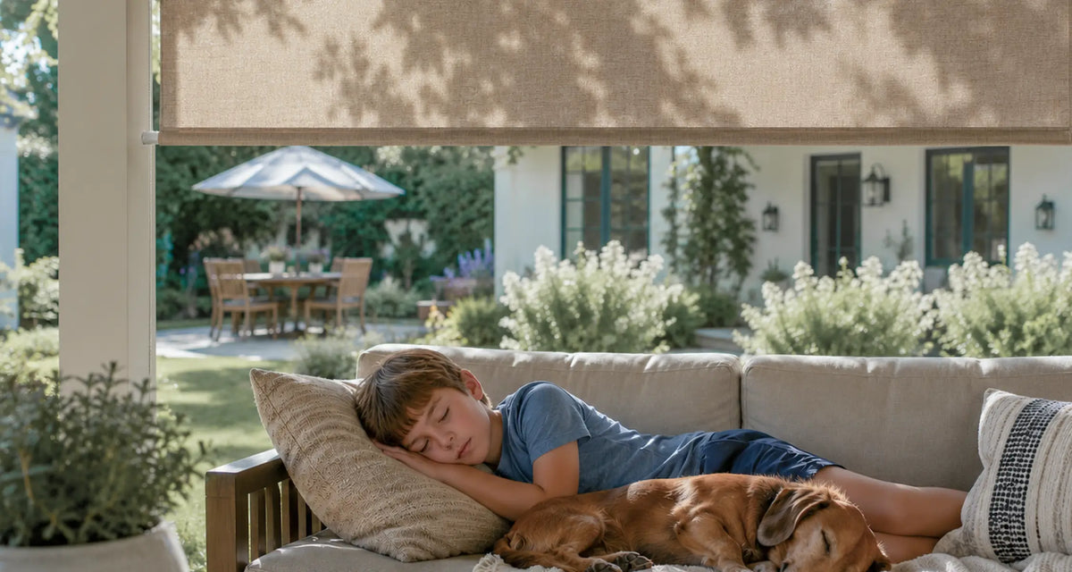 Smart Outdoor Shades for More Comfortable Outdoor Living