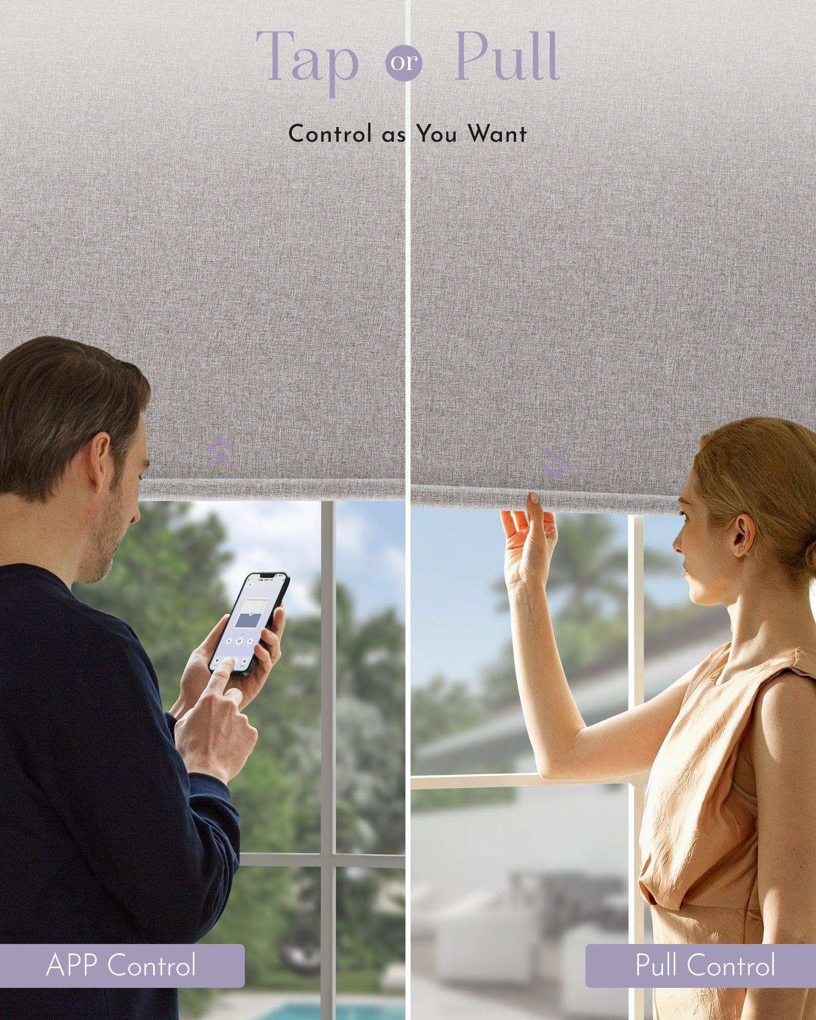 Graywind Manual-Motorized Roller Shades