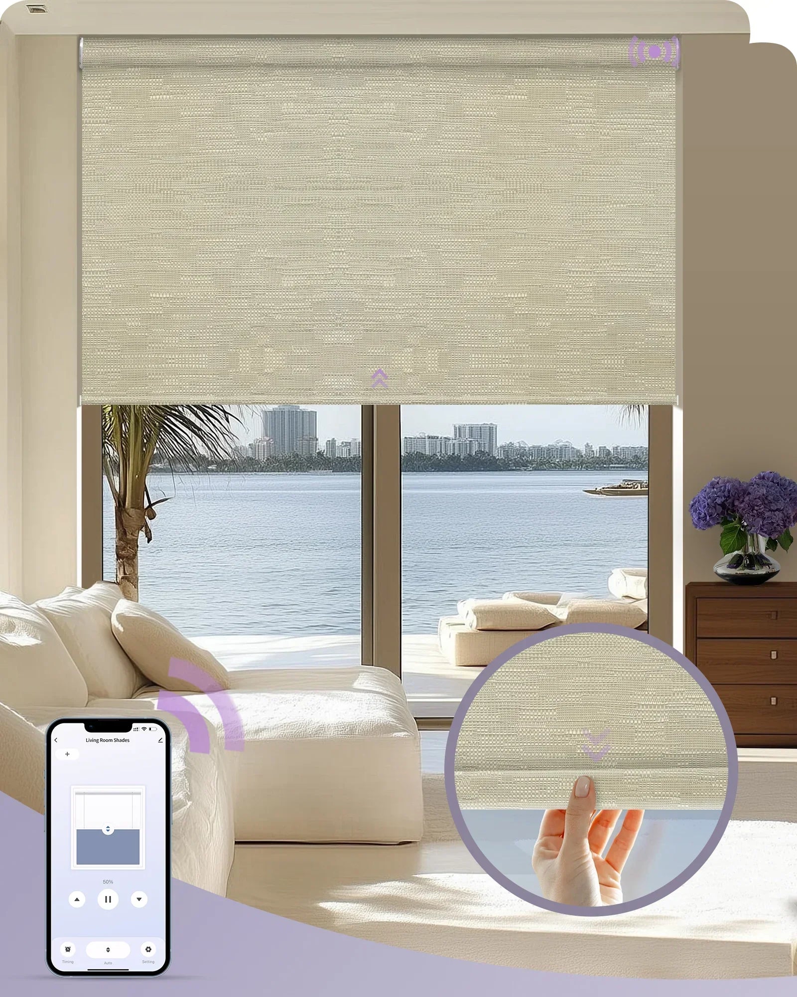 Graywind Manual-Motorized Roller Shades