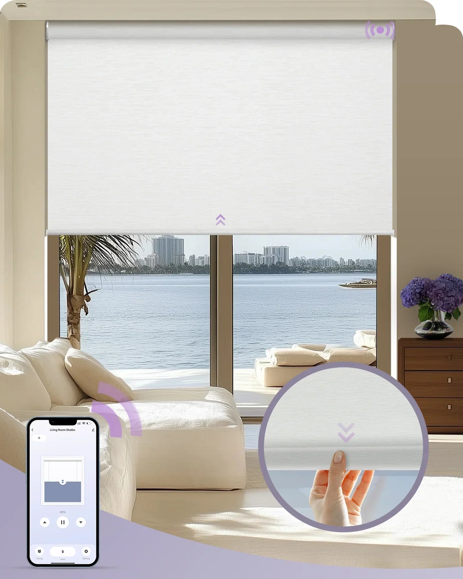 Graywind Manual-Motorized Roller Shades