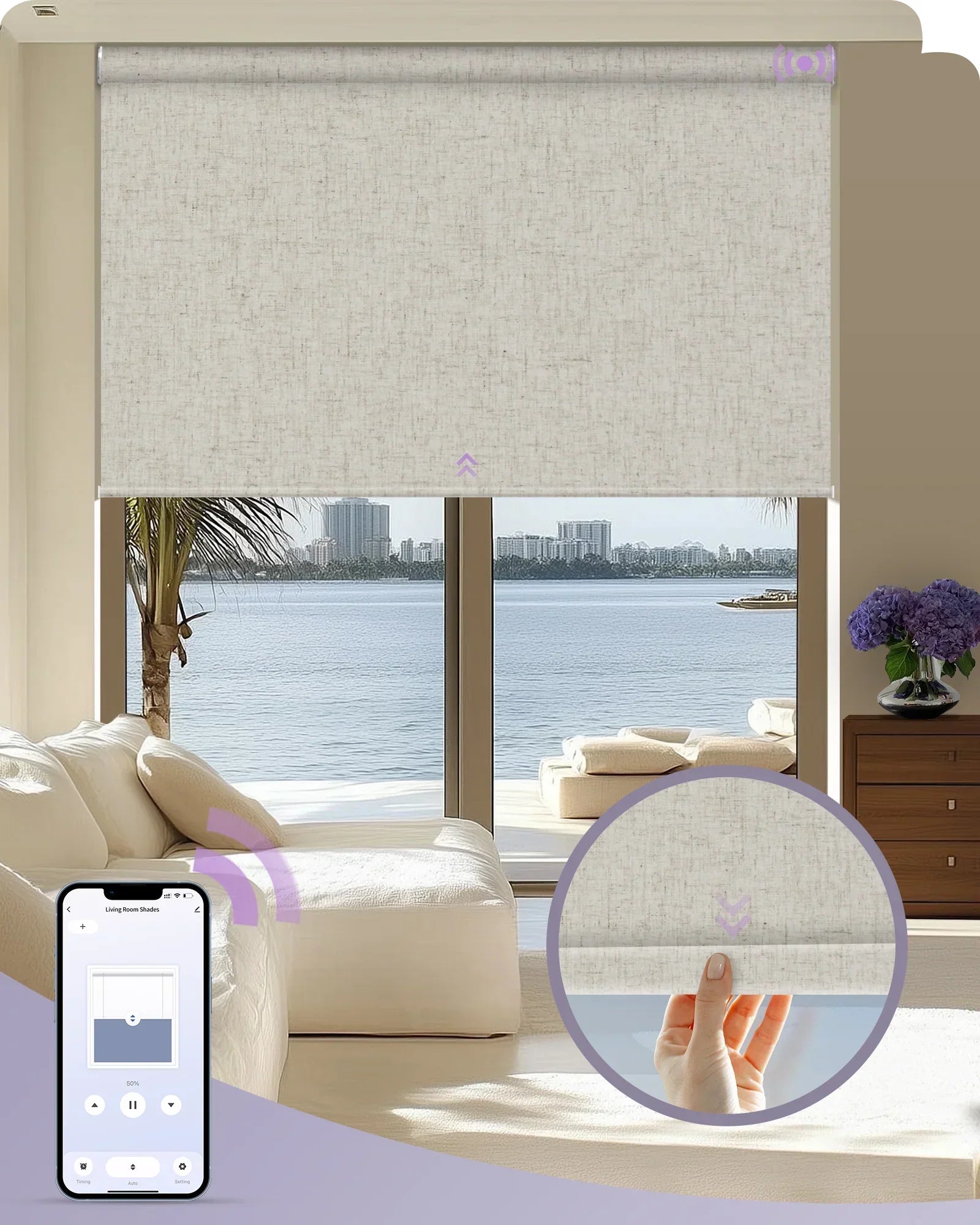 Graywind Manual-Motorized Roller Shades