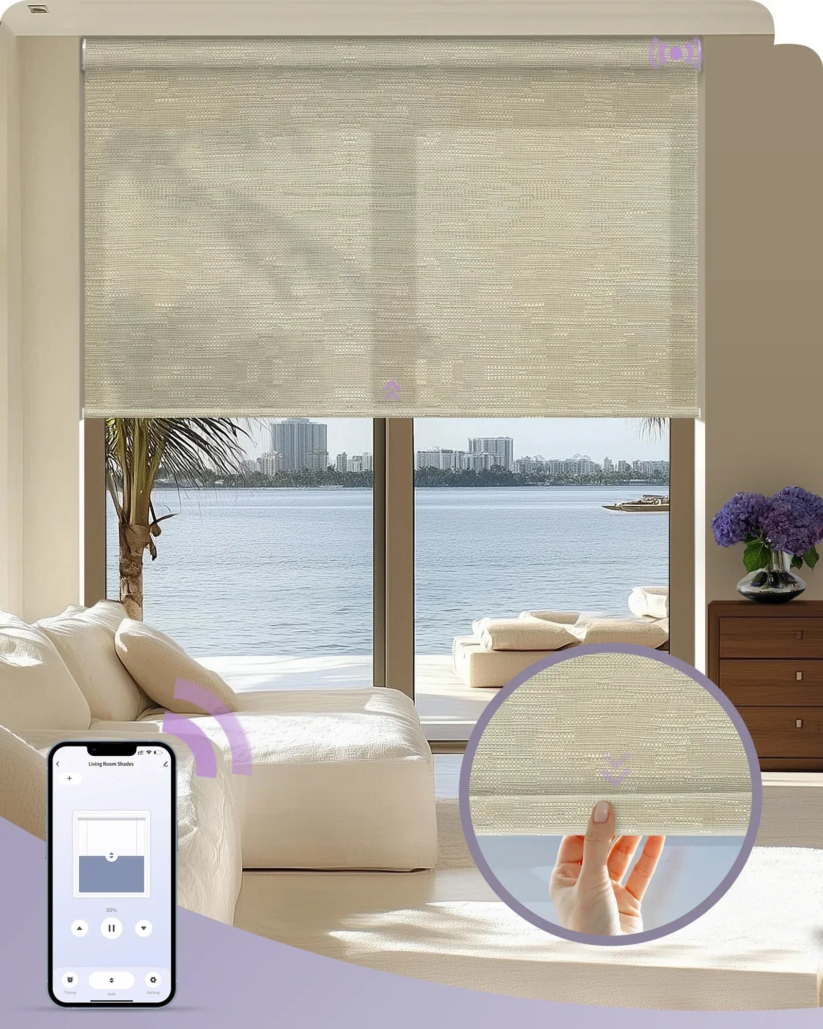 Graywind Manual-Motorized Roller Shades