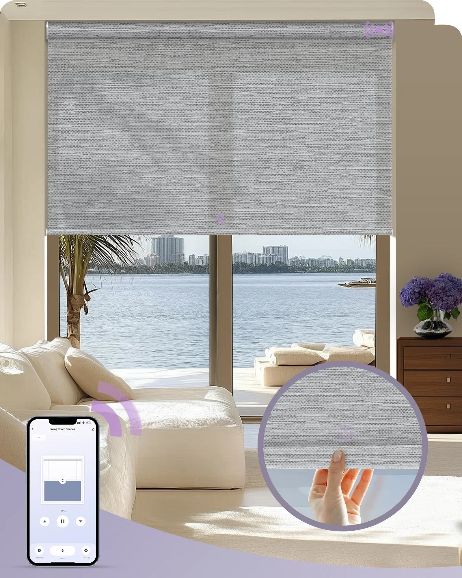 Graywind Manual-Motorized Roller Shades