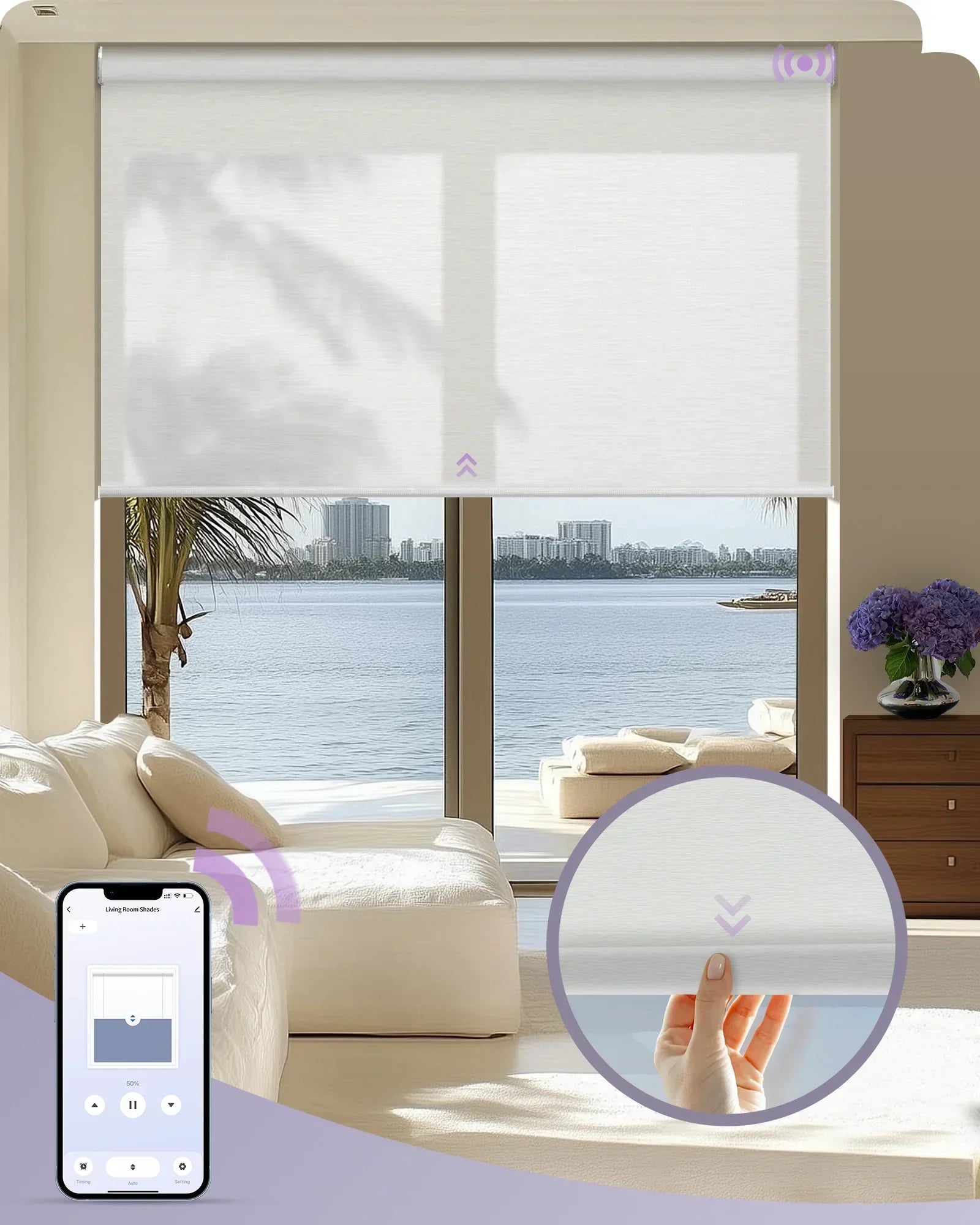 Graywind Manual-Motorized Roller Shades