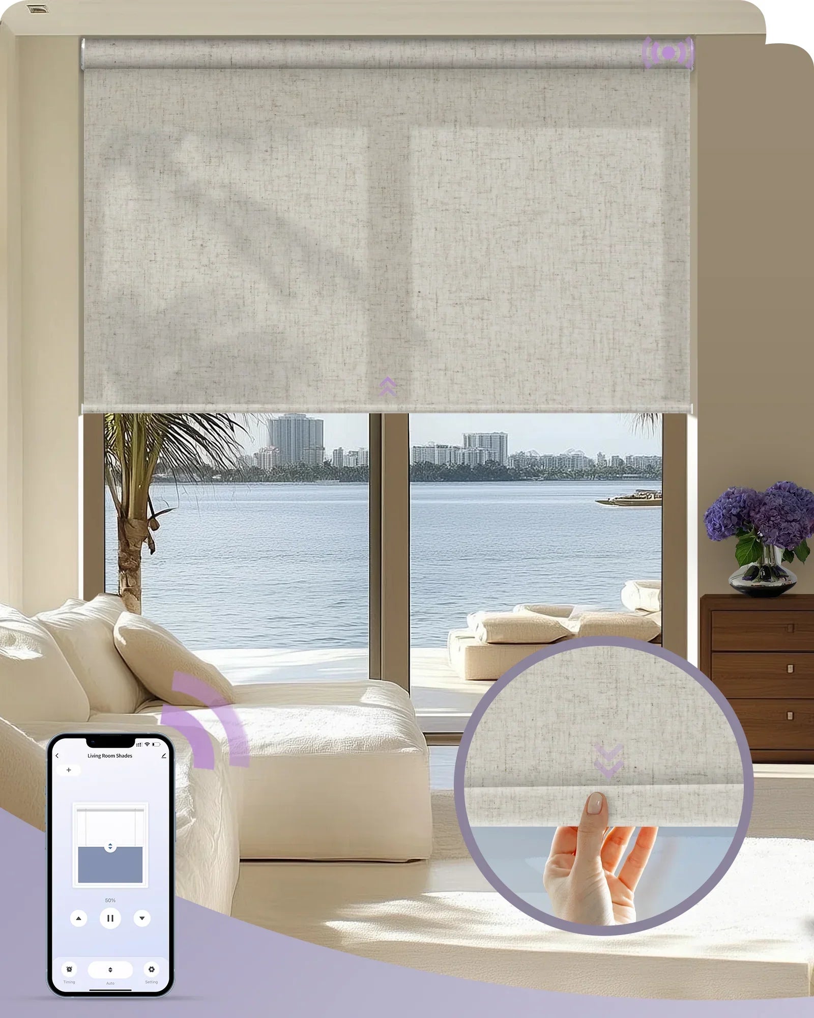 Graywind Manual-Motorized Roller Shades