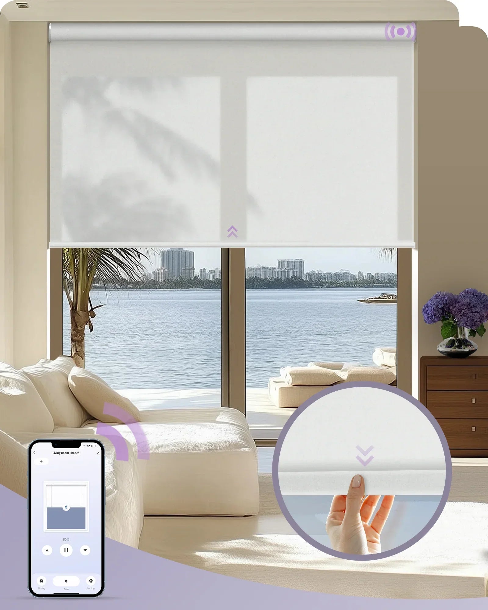 Graywind Manual-Motorized Roller Shades