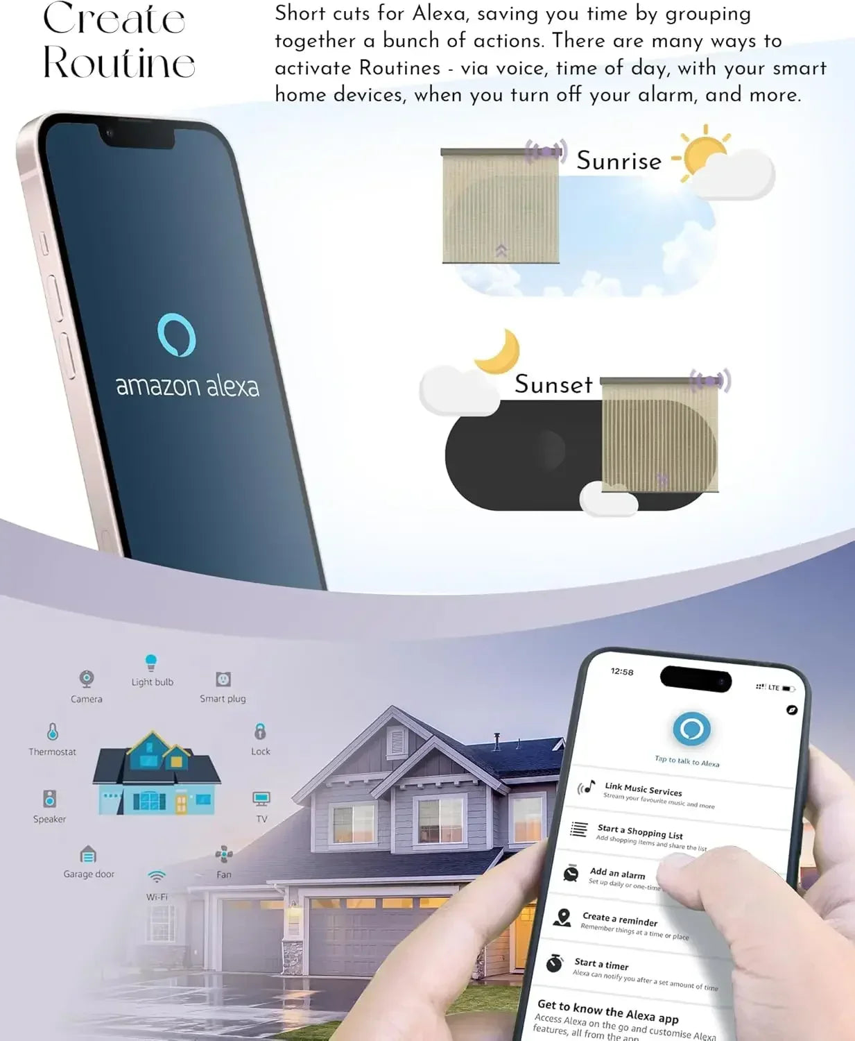 Graywind Motorized Roller Shades Nature Series