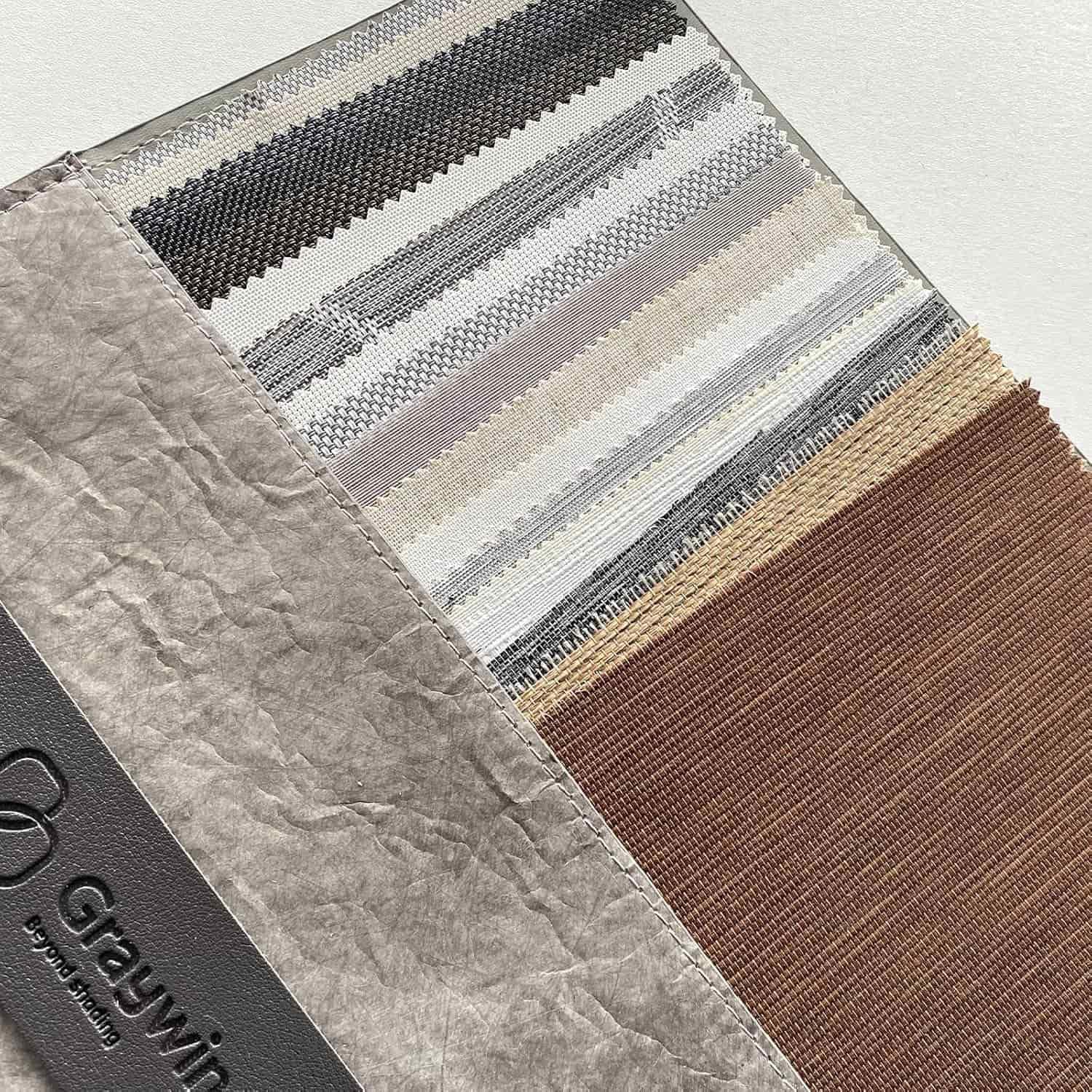 Graywind Light Filtering Roller Shades Fabric Samples