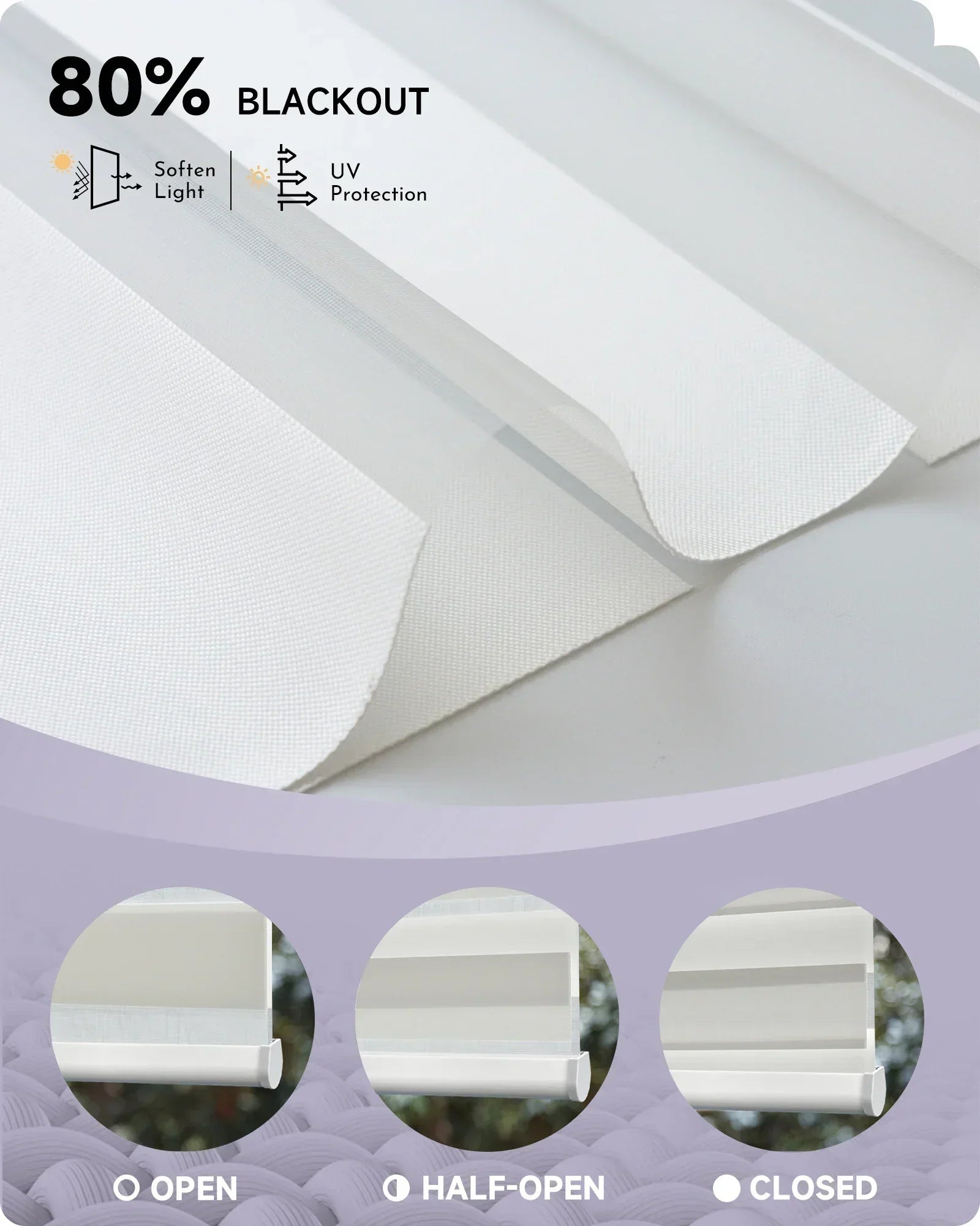 Graywind Motorized Zebra Sheer Blinds | Classic Series | Customizable